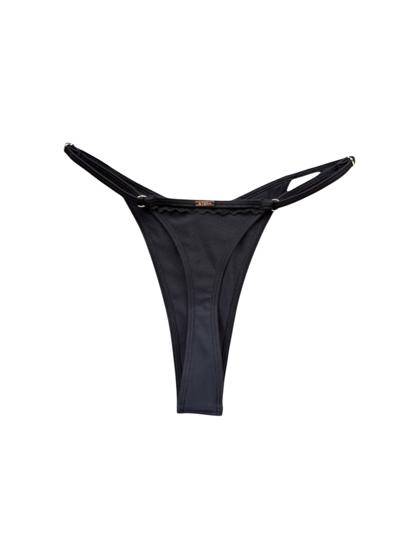 Velvet Noir Thong Bottom
