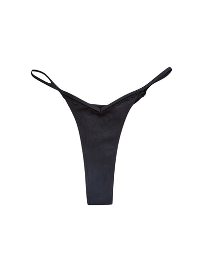 Velvet Noir Thong Bottom